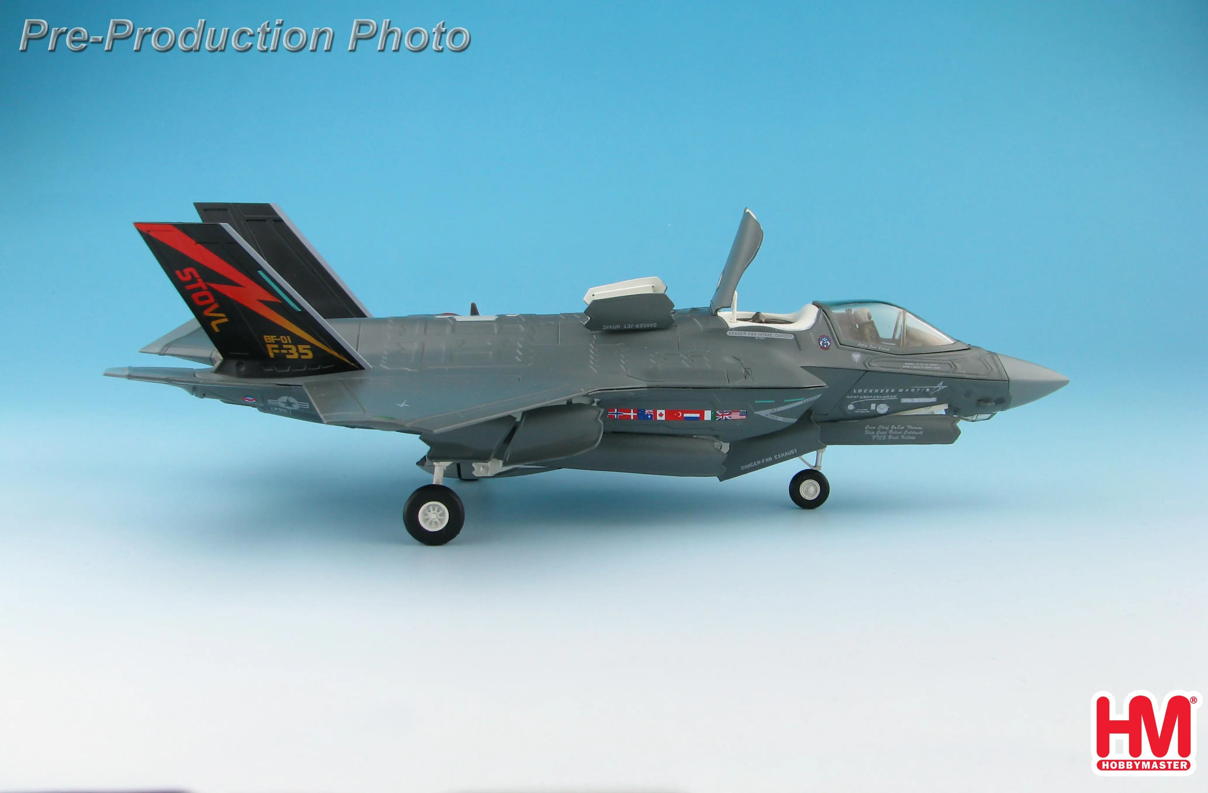 Мастера хобби США Lockheed Martin F-35B STOVL BF-01 1/72 самолетов литья под давлением модель