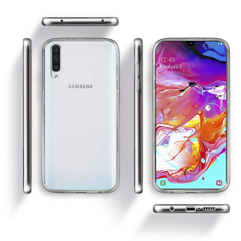 Полностью закрытый чехол для телефона Samsung Galaxy A10 A20 A30 A40 A50 A70 M10 M20 M30 S10 Plus S9 S8 S7 NOTE 10