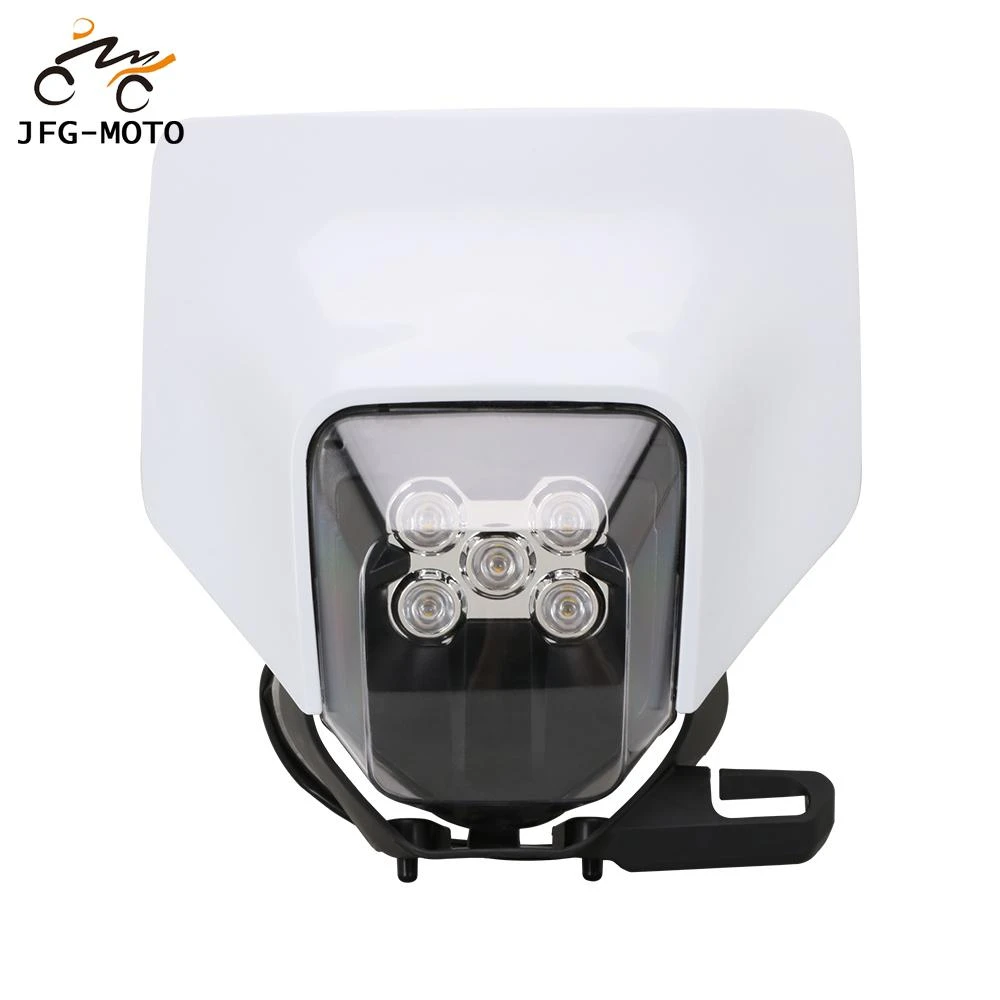 Motorcycle Led Headlight Front Lamp Mask Lighting Headlamp For Husqvarna Fc Fe Fx Tc Te Tx 125 250 300 350 450 501 Fe250 Fc250 Motorcycle Light Assembly Aliexpress