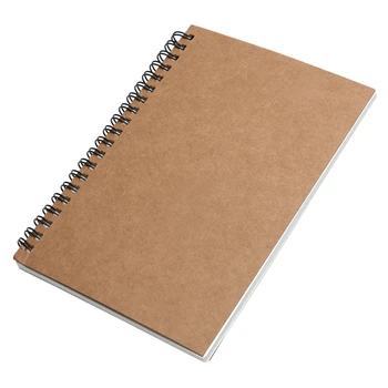 

Reeves Retro Spiral Bound Coil Sketch Book Blank Notebook Kraft Sketching Paper