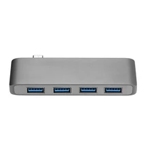 Usb3.0 концентратор type-C на 4 порта 5 Гбит/с Usb-C концентратор адаптер Usb 3,0 для ноутбуков Аксессуары компьютер