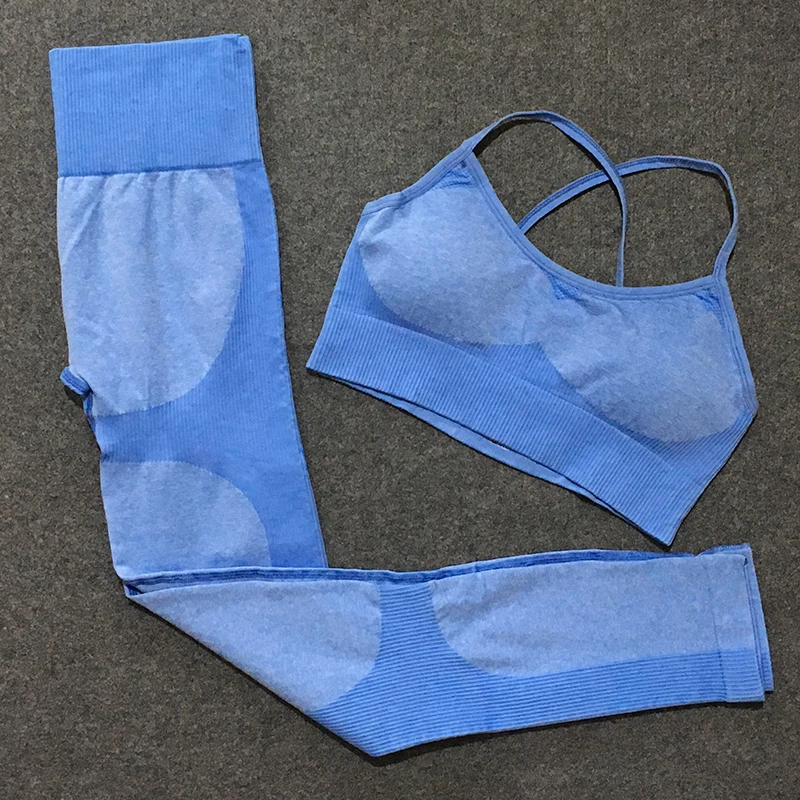 impact seamless gym set women 2pcs yoga set active womens gym clothing sport wear women fitness ladies sportswear workout set (2)