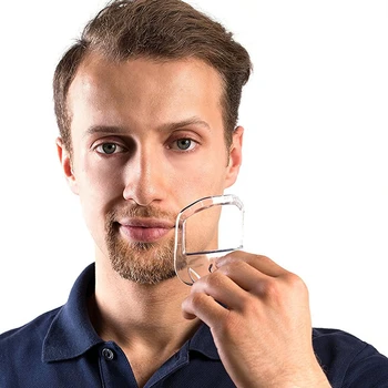 

5Pcs/Set Symmetric Cut Goatee Neck Line Mustache Grooming Beard Styling Care Beard Shaping Shaving Tools