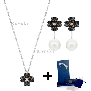 

High Quality Original SWA 5389161 5420246 5368980 LATISHA FLOWER Necklace Earrings Original Logo Box Set Jewelry Gift for Woman