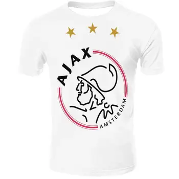 

2020 Best Quality Ajax men's t shirts Top quality Fashion Summer Mens Casual T Shirts ajax amsterdam print T shirt