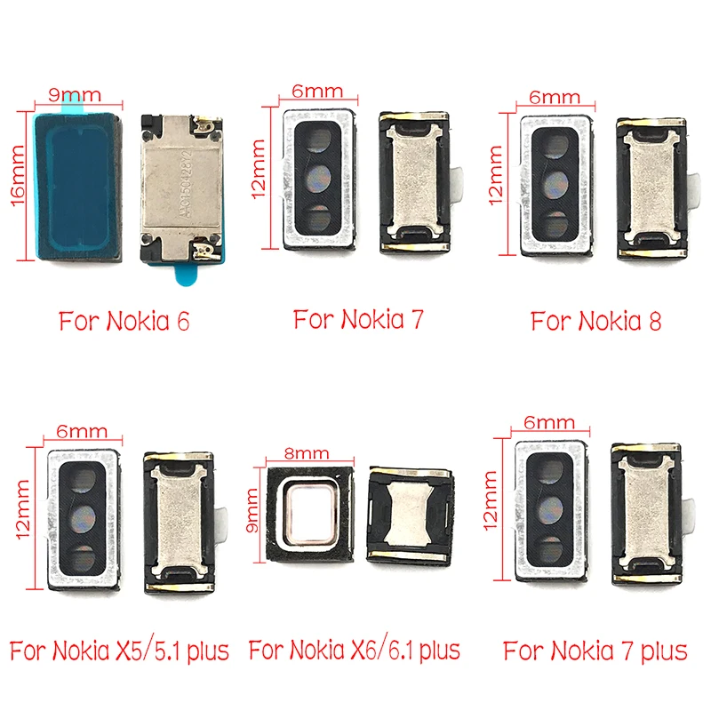 Шлейф динамика Динамик звуковой приемник шлейф для Nokia 2 2,1 3 3,1 5 5,1 6 6,1 7 7,1 8 plus Sirocco гибкий кабель