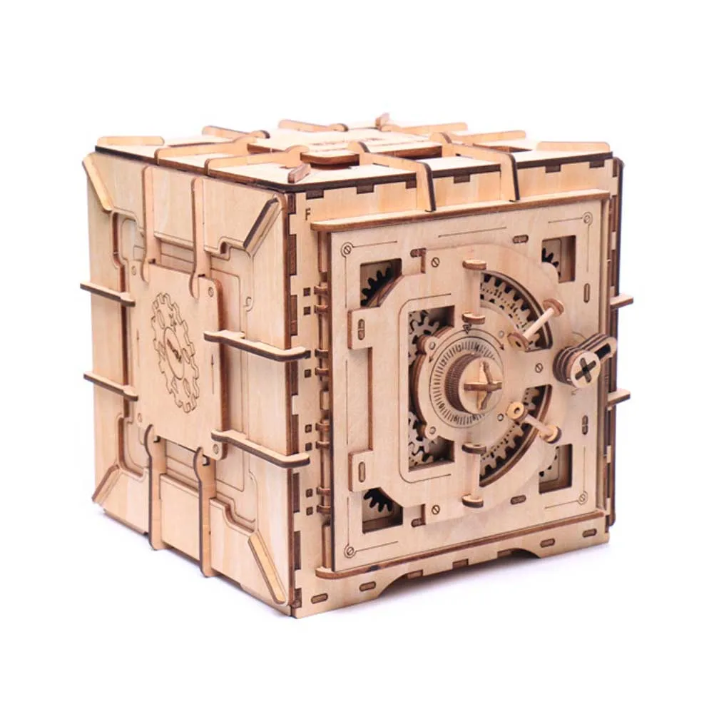 Механическая коробка передач для девочек серьги кольцо 3D Treasure Box пароль игрушка