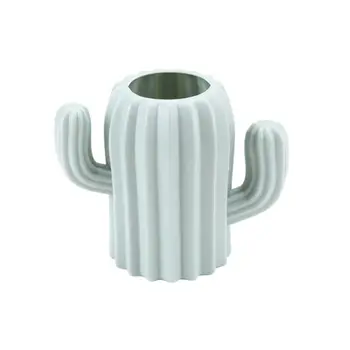

2020 New Cactus Desktop Organizer Pencil Pen Holder Container Brush Pot Stationery Office