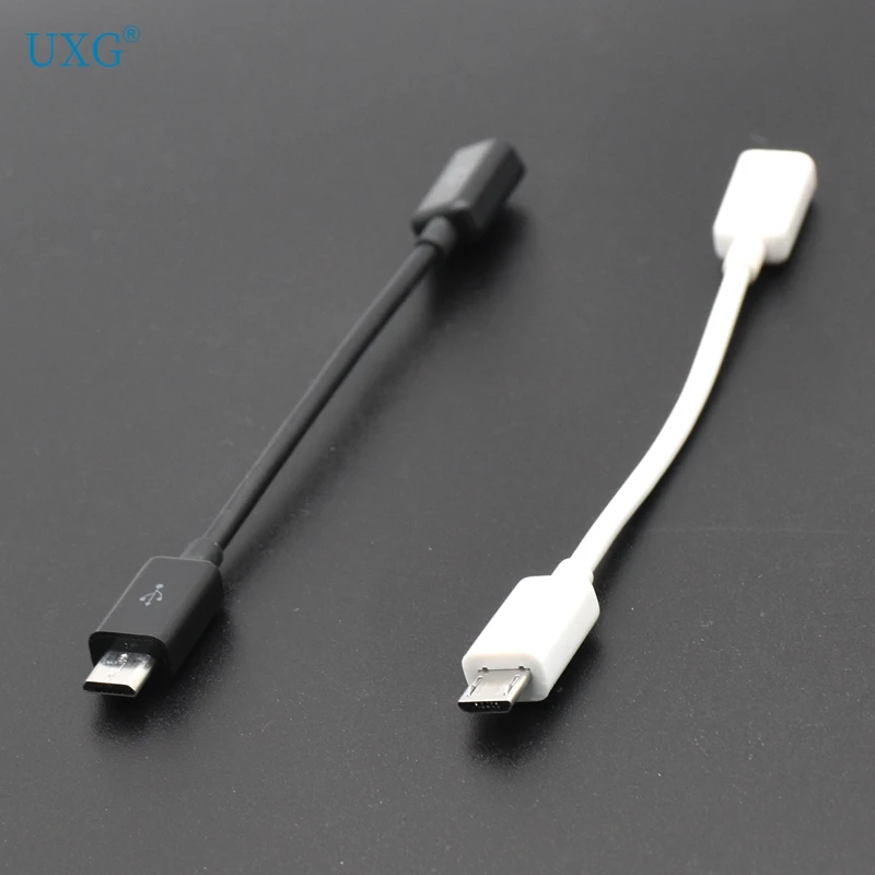 Удлинитель Micro USB мама к папа F/M короткий OTG кабель для зарядки и передачи данных