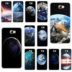 ТПУ Силиконовые чехлы для телефонов Earth Space Digital Art из мягкого ТПУ для huawei P7 P8 P9 P10 P20 P30 P Smart Lite 2017 2019 Plus Pro Fundas