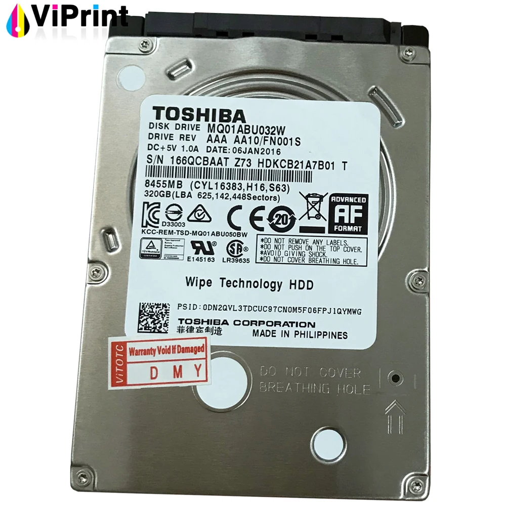 para a Máquina da Copiadora de Toshiba Rígido com Criptografia Tecnologia de Limpeza Disco Mq01abu032bw Hdd Go-00732000 320 gb Mq01abu032w - Imagem 2