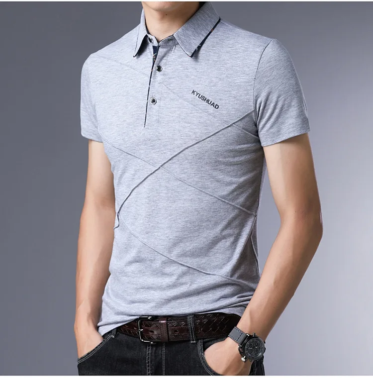 Летняя мужская футболка с коротким рукавом camisa masculina облегающая футболка Повседневная футболка для фитнеса размера плюс 4XL 5XL 6XL