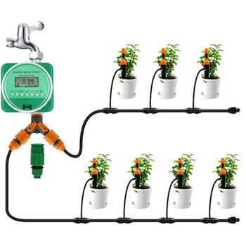 

Automatic water transfer device garden balcony flower plant watering timer water spray irrigation system