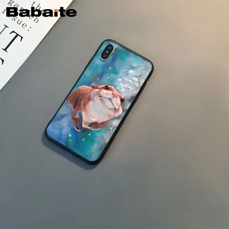 lovely cute Otter water animal