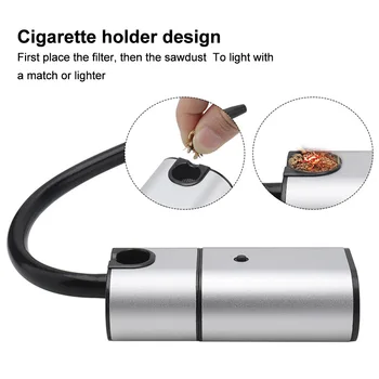 

Kitchen Bar Smoke Infuser For Food Drink Portable Handheld Battery Operated Aluminum Alloy BBQ Meat Household Cooking Tool Steak