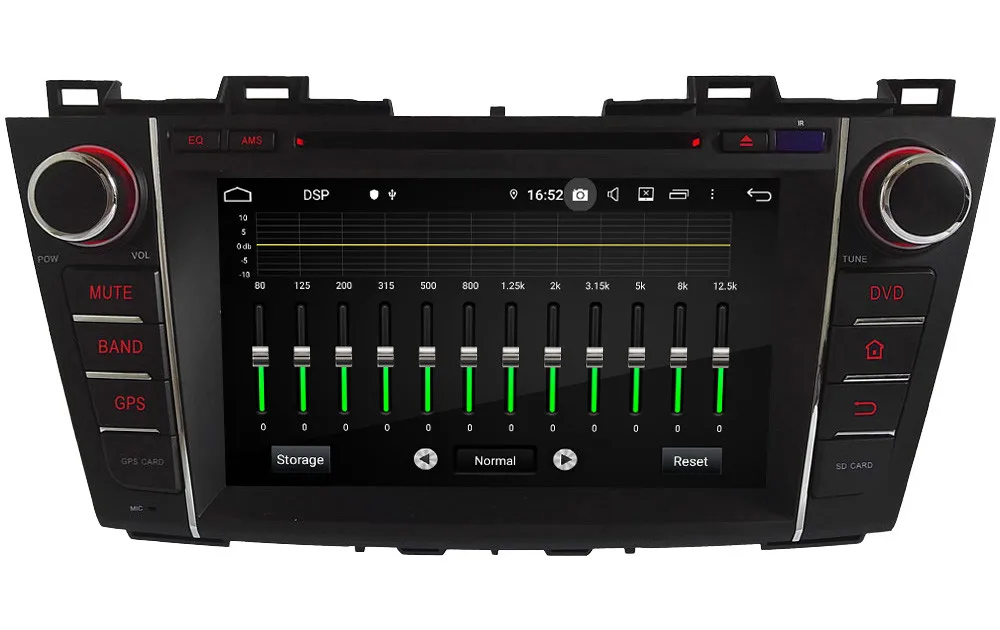 Perfect Klyde IPS 4G WIFI Android 9.0 Octa Core 4GB RAM 64GB ROM BT DSP Car DVD Multimedia Player Stereo For Mazda 5 Premacy 2009-2013 5