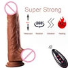 Wireless Dildo Vibrator With Suck Cup Electric Dildo Machine Super Strong Thrust Telescopic Rotation Dildo Realistic Huge Dildos 1