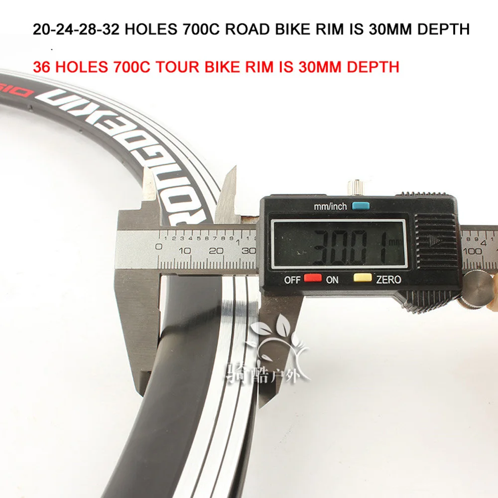 700C Road Bike Rims 20 24 28 32 36H Bicycle Clincher Rim Carreteras Circle Aro Cerchioni Velgen Jantes Felge