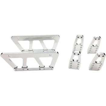 

Alloy Chassis Lift Plate Set Kit for 1/10 RC Axial SCX10 Model Car Part Silver