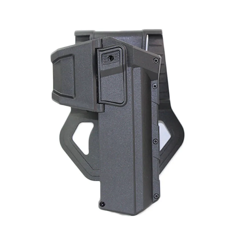 Тактический подвижный пистолет кобура для Glock 17 18 22 23 Airsoft кобура для пистолета с фонариком Лазерный Пистолет Чехол принадлежности для охоты - Цвет: Black