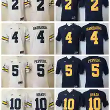 Новинка, Мичиган Росомахи ing Jabrill Peppers, Jim harbagh Charles Woodson tom brady Джерси