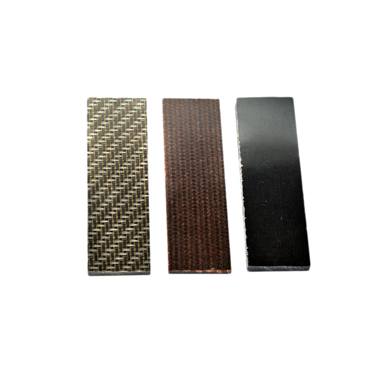 2PCS Micarta DIY Knife handle material shank Patch Space board Damascus