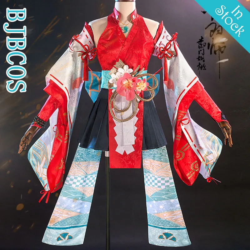 

Naraka: Bladepoint Kurumi Hutao Cosplay Costume Red Backless Dress Suit Halloween Carnival Outfits