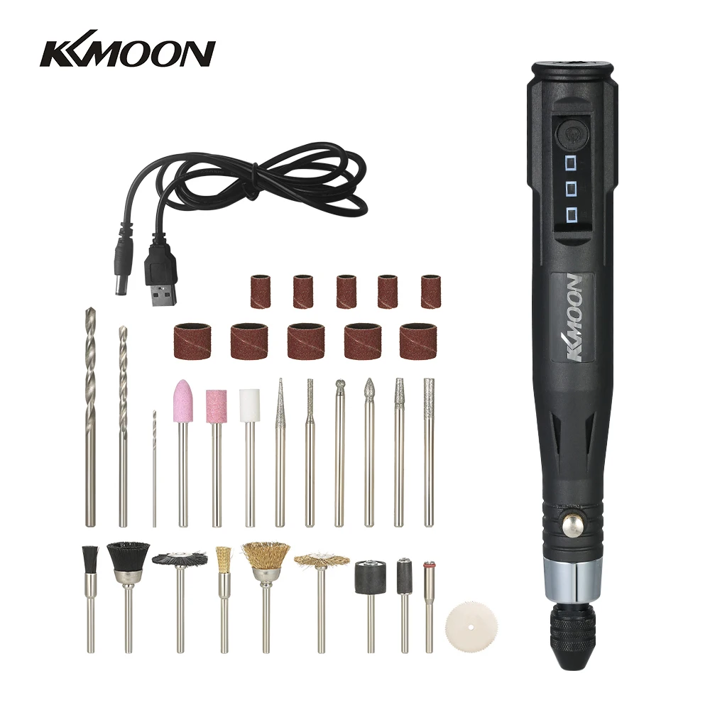 

KKmoon 30W Electric Grinder Mini Electric Drill Engraving Pen Nail polishing Tools Dental Electric Grinder Jade Lettering Pen