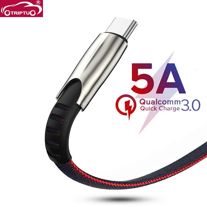 TRIPTU 3M USB C зарядный кабель для Samsung S8 S9 S10 Huawei P30 Xiaomi Mi 9 Redmi 5A Type зарядного устройства