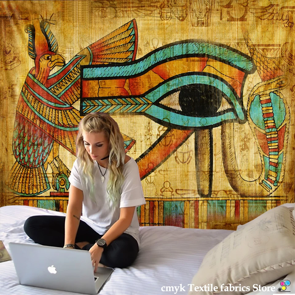Ancient Egyptian Tribal Savage Tapestry Wall Hanging Home Dorm Decor Bedspread Throw Art Home Decor tapestry decor