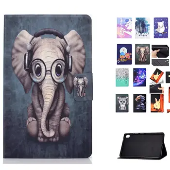 

For Huawei MediaPad M6 8.4 inch Cartoon Cover Protective PU Leather Stand Case for mediapad m6 VRD-AL09 VRD-W09 8.4" Tablet 2019