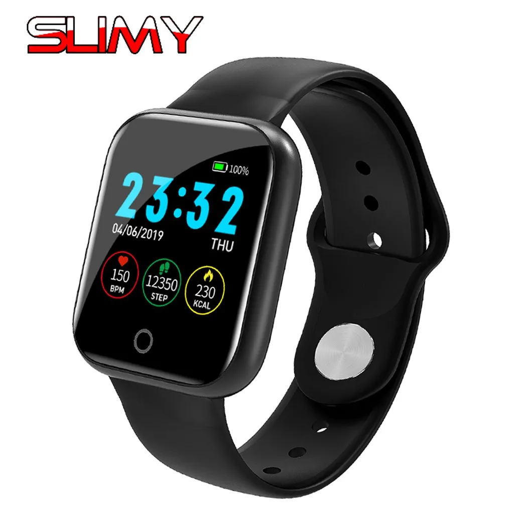 

Slimy I5 B57 Smart Watch Waterproof Sports for Iphone Phone Smartwatch Heart Rate Monitor Blood Pressure Functions For Women Men
