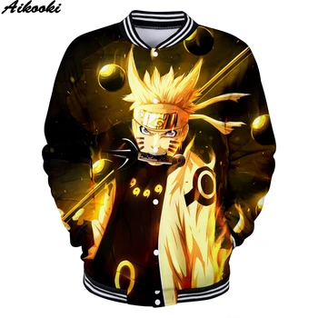 

Naruto 3D Baseball Jacket Men/Women Harajuku Jackets 3D Anime Naruto Jacket Men's Tops Fashion Winter Jackets top