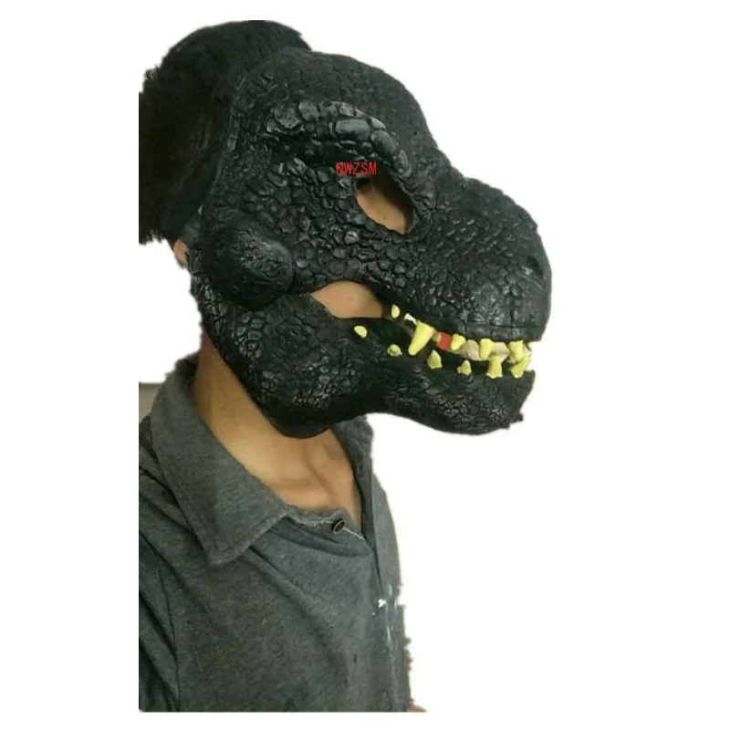 Party Mask Halloween Carnival Gift Velociraptor Mask T-Rex Dinosaur Mask Animal Cosplay Costumes Mask Props for Kids adults Party Mask Halloween Carnival Gift Velociraptor Mask T-Rex Dinosaur Mask Animal Cosplay Costumes Mask Props for Kids adults
