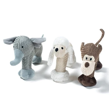 

Plush Animal Doll Squeaky Interactive Pet Toy For Dogs Soft Chew Toy To Relieve Boredom Dog Toys New·