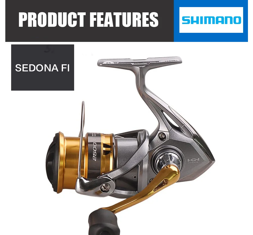 Shimano SEDONA 1000 2000HGS 2500HG 2500S 3000 4000 C5000XG 6000 спиннинг рыболовная катушка глубокая чаша 4BB Hagane Шестерни