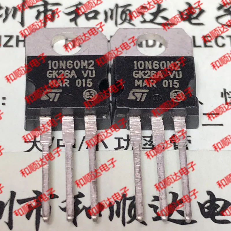 10 шт./лот 10 n60m2 STP10N60M2 новое место в 220-600 v 7,5 A