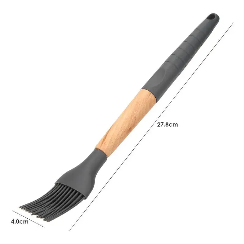 1 шт. кухонная утварь инструмент с ручки из бука для приготовления пищи силиконовые деревянные кухонные принадлежности лопатка приспособления для выпечки
