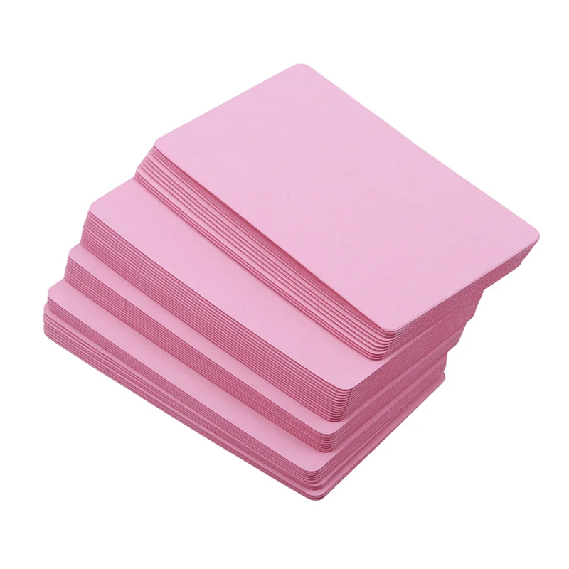  100 Pcs Message Memo Party Gift Thank You Cards Label Bookmarks Learning Cards Kraft Paper Card Bus - 4.00019E+12