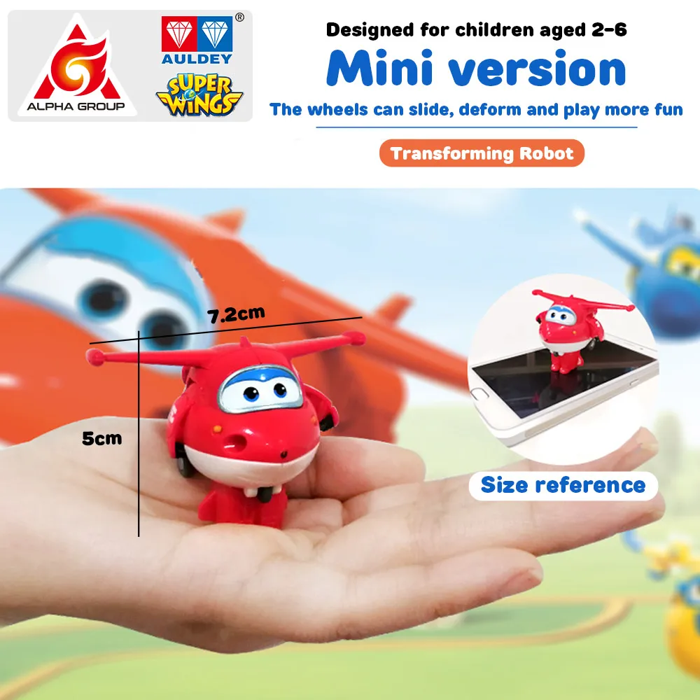 С рисунками героев из мультфильма Супер Крылья Mini 2 &quotвесы Преобразование