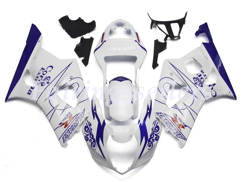 

Injection Molding ABS Motorcycle Fairings kit Fit For Suzuki GSX-R1000 K3 2003 2004 gsxr1000 Fairings White Custom Style