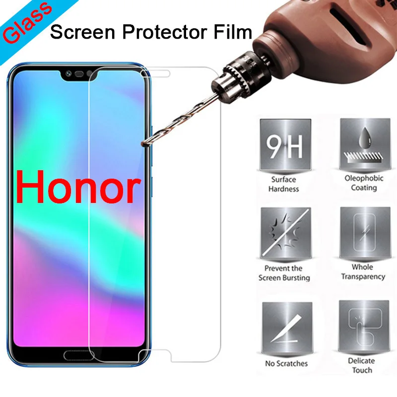 Закаленное защитное стекло HD для экрана Honor 9 Lite легкая Защитная пленка телефона