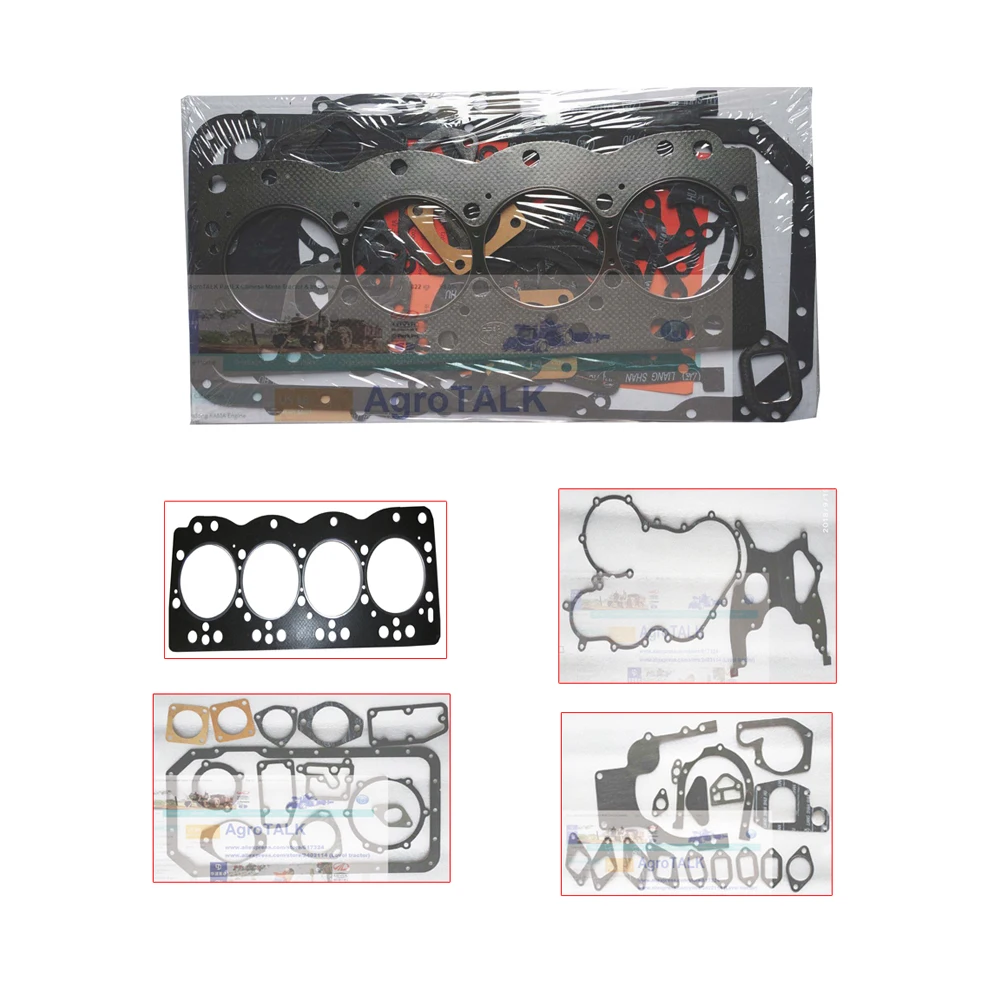 Set of gaskets kit including cylinder head gasket for Xinchai 490BPG / 495BPG / A495BPG / 498BPG