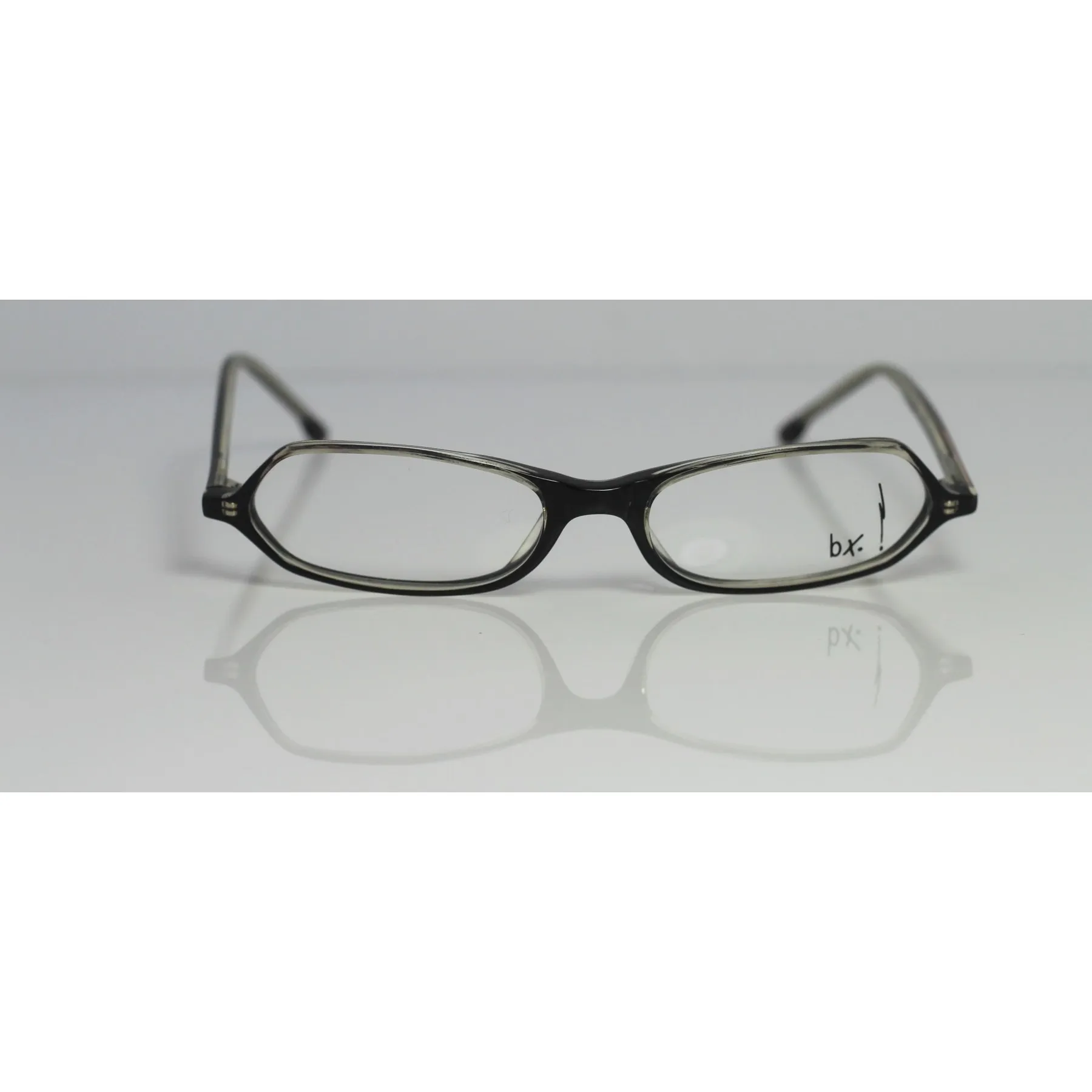 

Unisex Reading Glasses Frame X-503 Black Frame Oval, Demo Glass