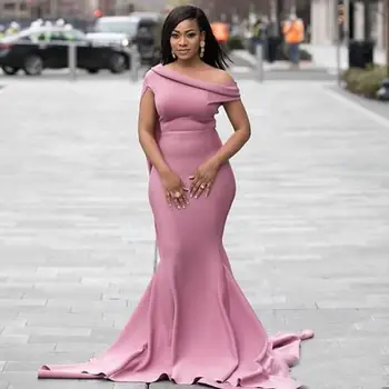 

Evening Dresses Mermaid Sleeveless Formal Party Prom Gowns For Women Plus Size Bridesmaid wear