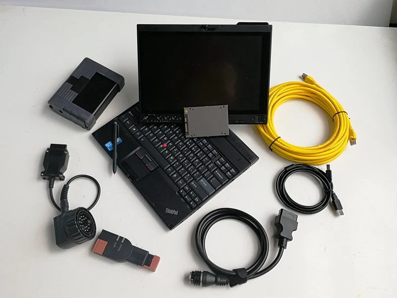 Автоматический диагностический инструмент для BWM автомобилей Icom A2+ B+ C с V12. программным обеспечением ISTA-D 4,20 ISTA-P 3,66 в новом SSD/HDD и б/у X201T I7
