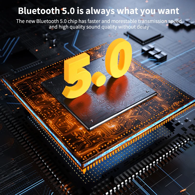 2020 Wireless Headphones Bluetooth Earphones Touch Control Headset Sports Music TWS Earphones For iPhone Huawei Xiaomi Samsung
