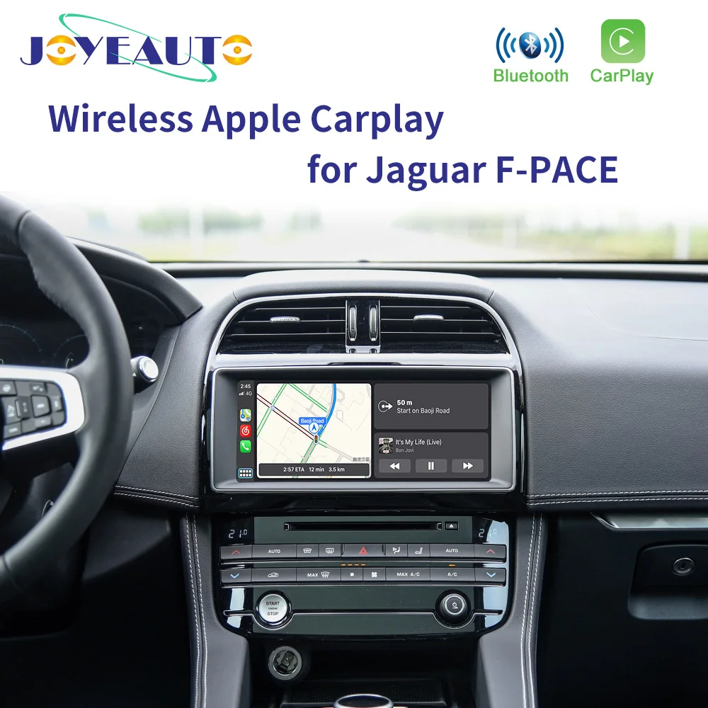 Joyeauto беспроводной Apple Carplay для Land Rover/Jaguar Discovery Sport F-Pace Discovery 5 Android авто зеркало Wifi iOS13 автомобильный игровой - Цвет: for Jaguar F-pace