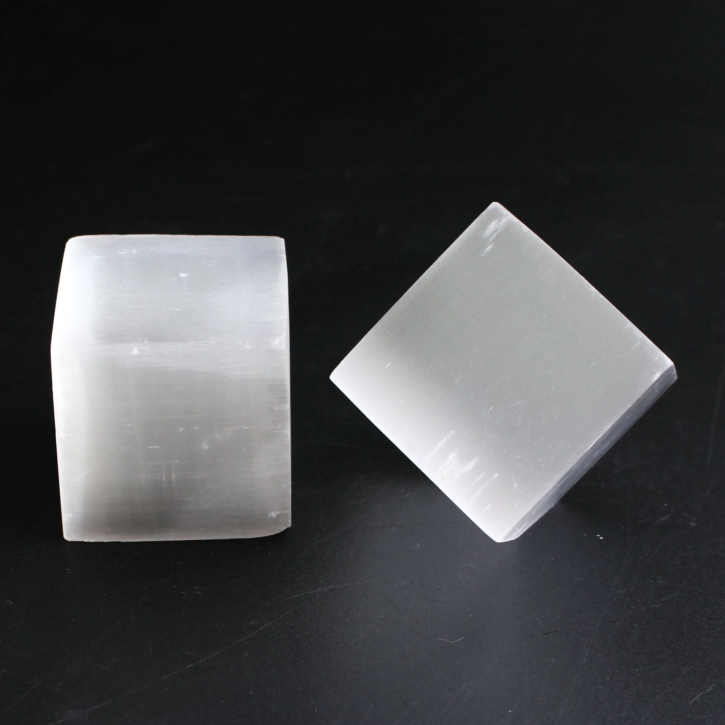 1 шт. натуральный прозрачный белый селенит квадратный гипсовый куб камень кварц
