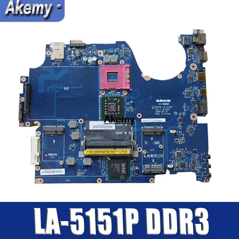 Материнская плата для ноутбука dell inspiron 1745 LA 5152P CN 0G913P G913P GM45 DDR3 интегрированная